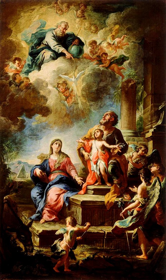 Martino Altomonte - Rest on the Flight to Egypt - WGA00247