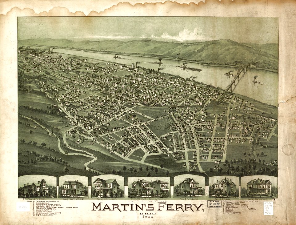 Martin's Ferry, Ohio 1899 LOC gm71005336