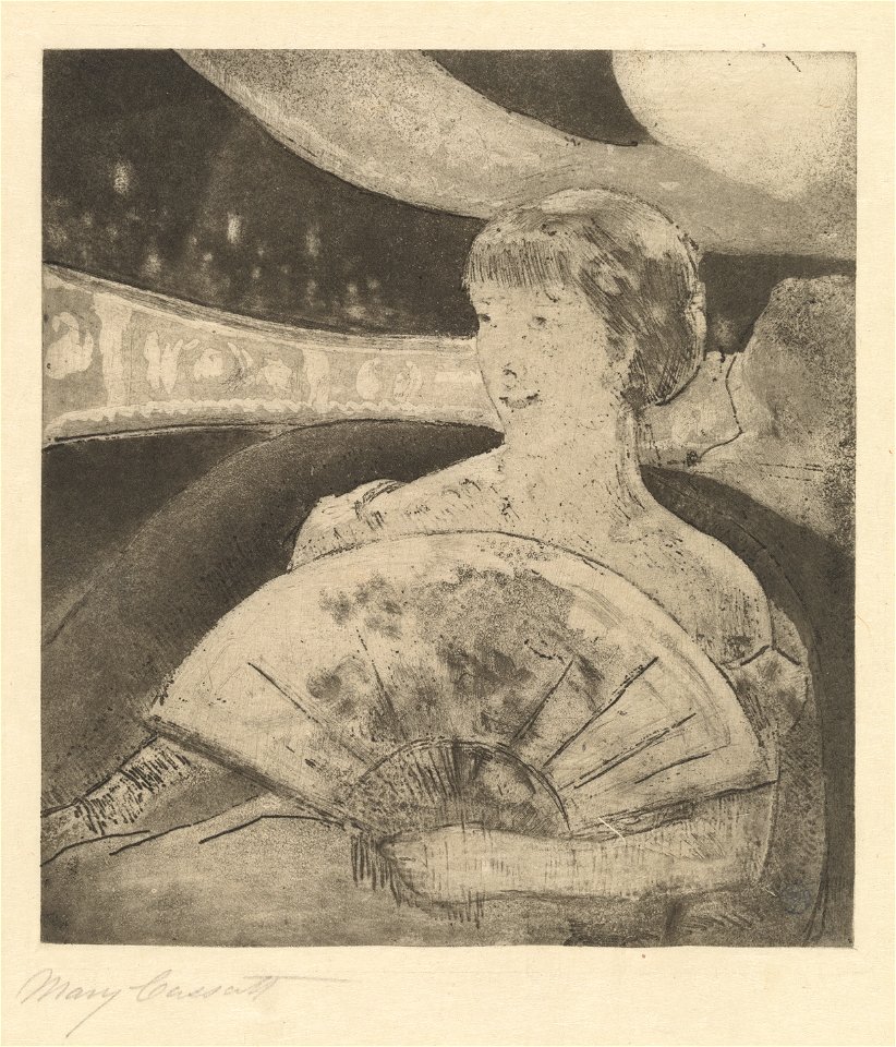 Mary Cassatt - In the Opera Box (No. 3) - NGA 1946.21.80