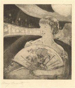 Mary Cassatt - In the Opera Box (No. 3) - NGA 1946.21.80