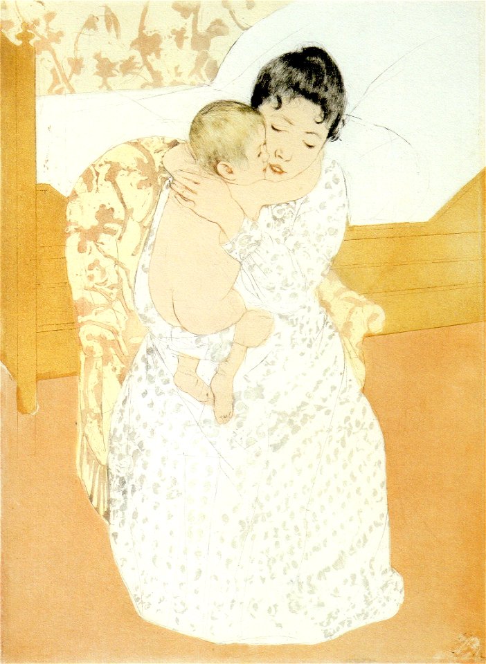 Mary Cassatt - Maternal Caress - NGC 29880