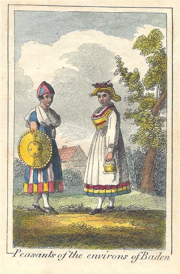 Mary Anne Venning Peasants of the environs of Baden