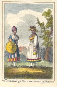Mary Anne Venning Peasants of the environs of Baden