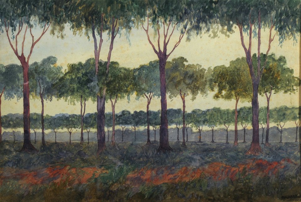 Martín Malharro - La arboleda - Google Art Project