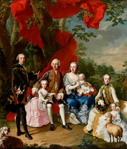 Martin van Meytens d. J. - Die Familie des Grafen Nikolaus Pálffy von Erdöd - 4055 - Österreichische Galerie Belvedere