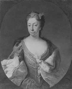 Martin van Meytens d.y. - Anna Maria, 1669-1728, hertiginna av Orléans drottning av Sardinien och Sicilien - NMGrh 291 - Nationalmuseum