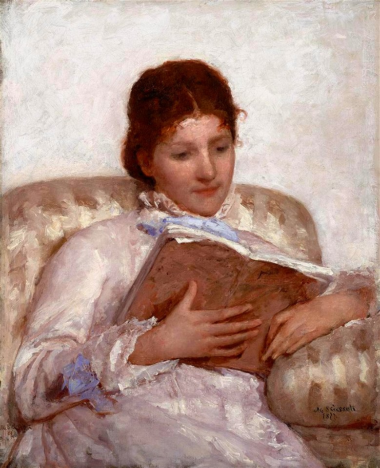 Mary Cassatt - The Reader - promised gift 39 the-reader - Crystal Bridges Museum of American Art