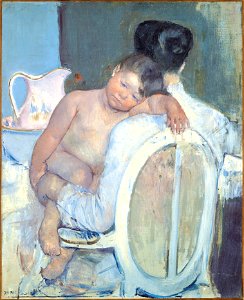 Mary Cassatt - Woman Sitting with a Child in Her Arms - Google Art Project