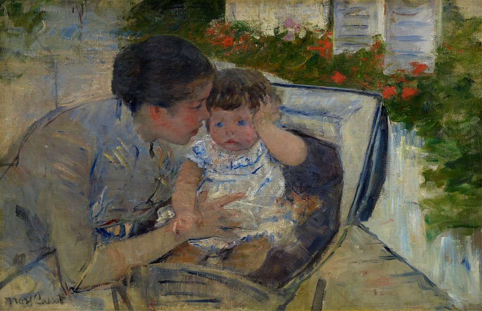 Mary Cassatt - Susan Comforting the Baby - 74.136 - Museum of Fine Arts, Houston