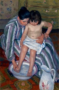 Mary Cassatt - The Child's Bath - 1910.2 - Art Institute of Chicago