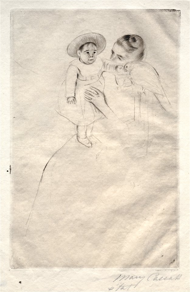 Mary Cassatt (American, 1844-1926) - Hélène of Septeuil - 1941.83 - Cleveland Museum of Art