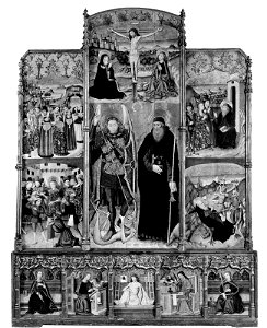 Martín de Soria - Altarpiece of Saints Michael and Anthony Abbot - 42.42 - Museum of Fine Arts