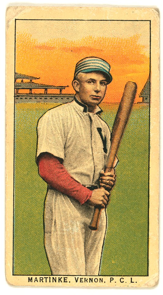 Martinke, Vernon Team, baseball card portrait LCCN2008677353