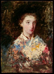 Mary Stevenson Cassatt - Head of a Young Girl - 27.497 - Museum of Fine Arts