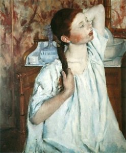 Mary Cassatt - Girl Arranging Her Hair 1886