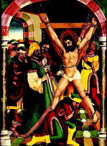 Martirio de San Andrés, de Pedro Díaz de Oviedo (Museo de Navarra)