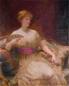 Mary Frances Mackenzie (née Linton 1870-1948), by Frank Dicksee