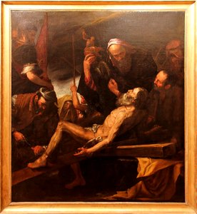Martyre de Saint André (avec cadre), José de Ribera, Musée Goya