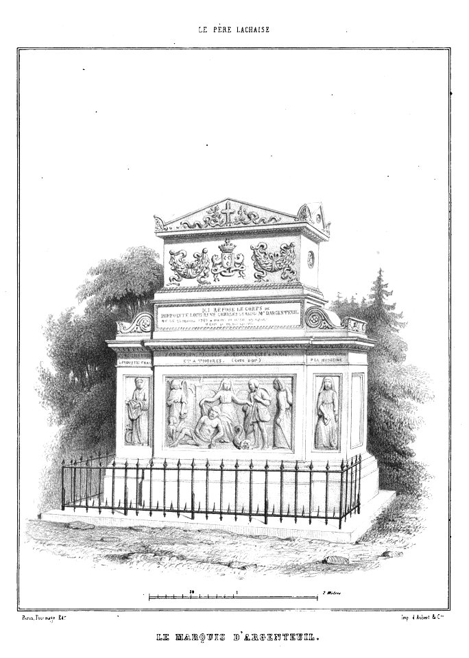 Marty - Les principaux monuments funéraires - Argenteuil