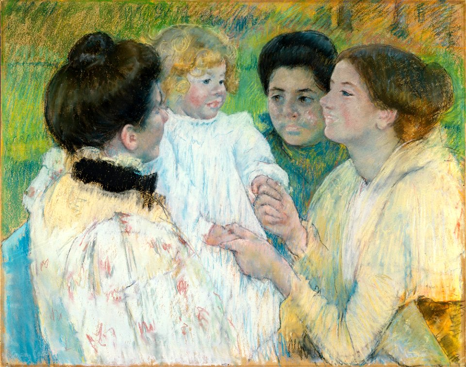 Mary Cassatt - Women Admiring a Child - 08.8 - Detroit Institute of Arts