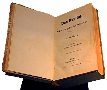 Marx - Das Kapital - 1867 - DHM retusche