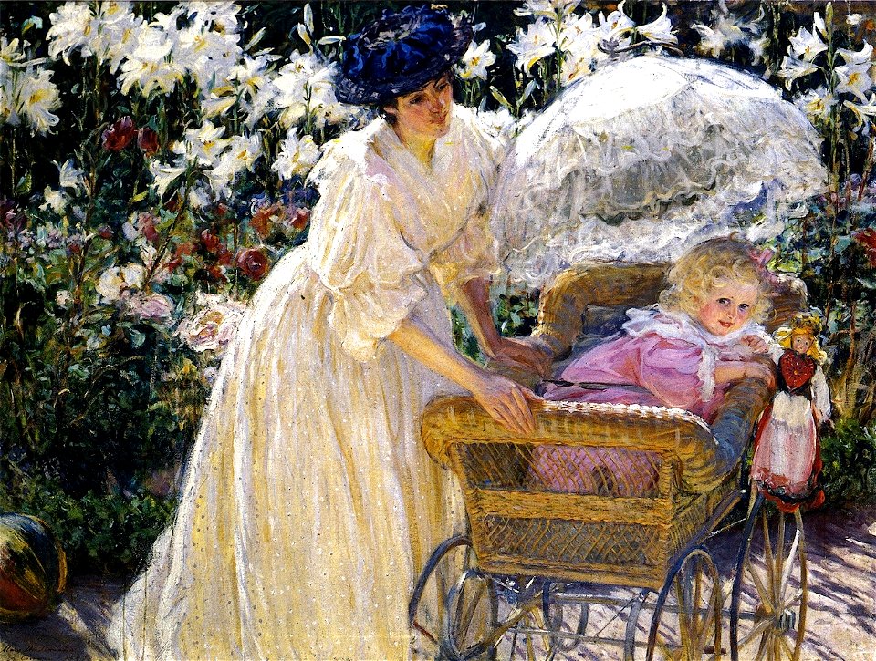 Mary Fairchild - Roses and Lilies