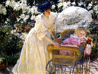 Mary Fairchild - Roses and Lilies