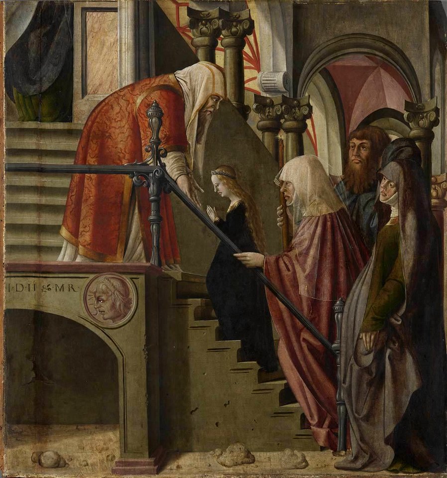 Marx Reichlich - Marienaltar, Tempelgang Mariae - 2588 - Bavarian State Painting Collections
