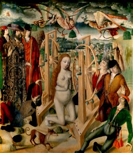 Martirio de Santa Catalina, por Fernando Gallego