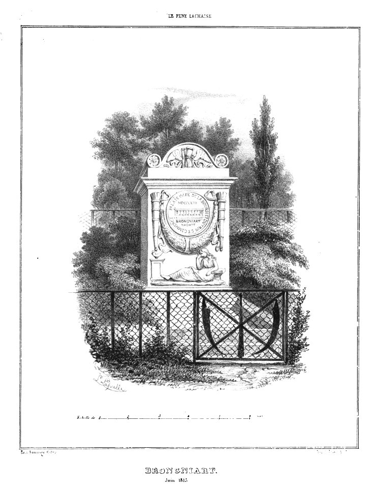 Marty - Les principaux monuments funéraires - Brongnart