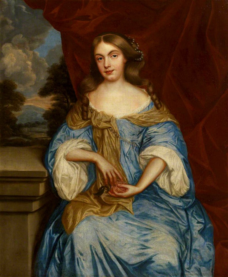 Mary Beale (1633-1699) (attributed to) - Portrait of an Unknown Lady in Blue - 266428 - National Trust