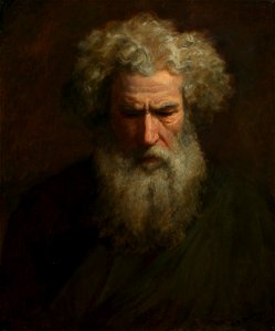 Mary Harding (active 1880-1916) - A Study of an Old Man's Head - RCIN 403718 - Royal Collection