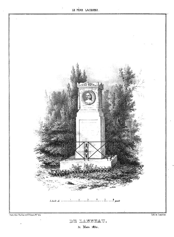 Marty - Les principaux monuments funéraires - Lanneau