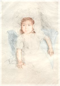 Mary Cassatt (American, 1844-1926) - Jeannette Wearing a Bonnet - 1952.520 - Cleveland Museum of Art
