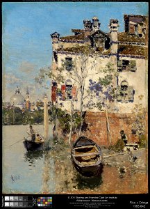 Martín Rico y Ortega - Venice, House on the Canal - 1955.842 - Clark Art Institute