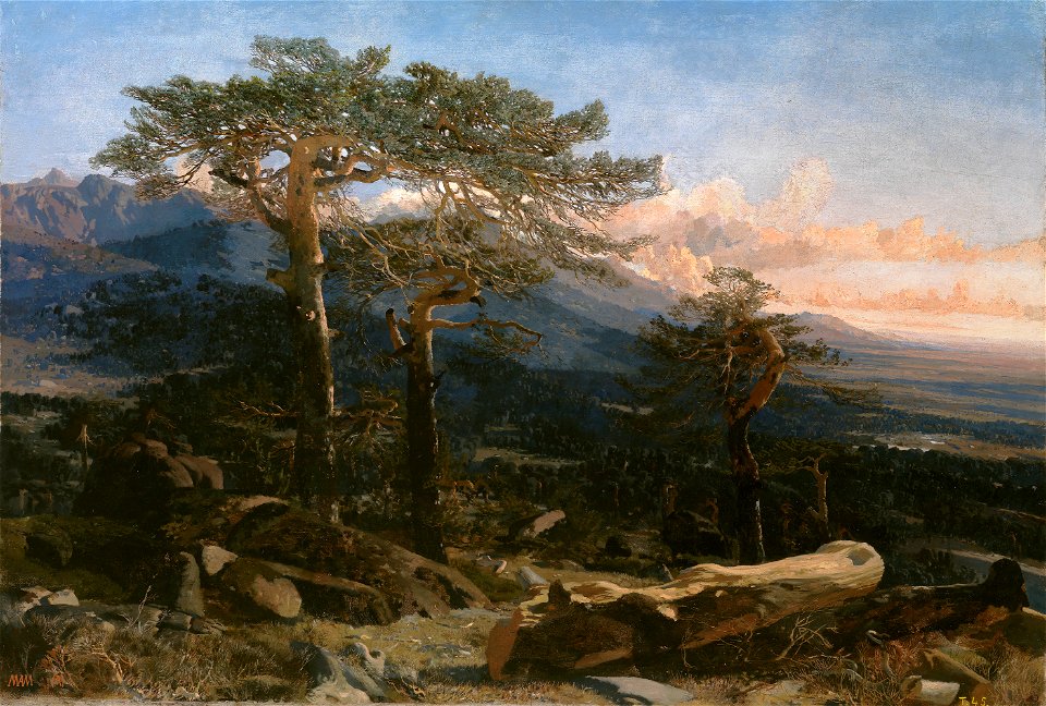 Martín Rico Paisaje del Guadarrama 1858