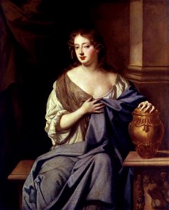 Mary Davis by Sir Peter Lely. Free illustration for personal and commercial use.