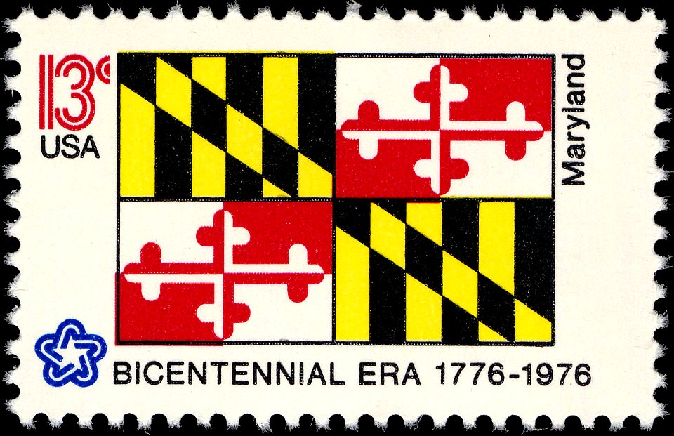 Maryland Bicentennial 13c 1976 issue
