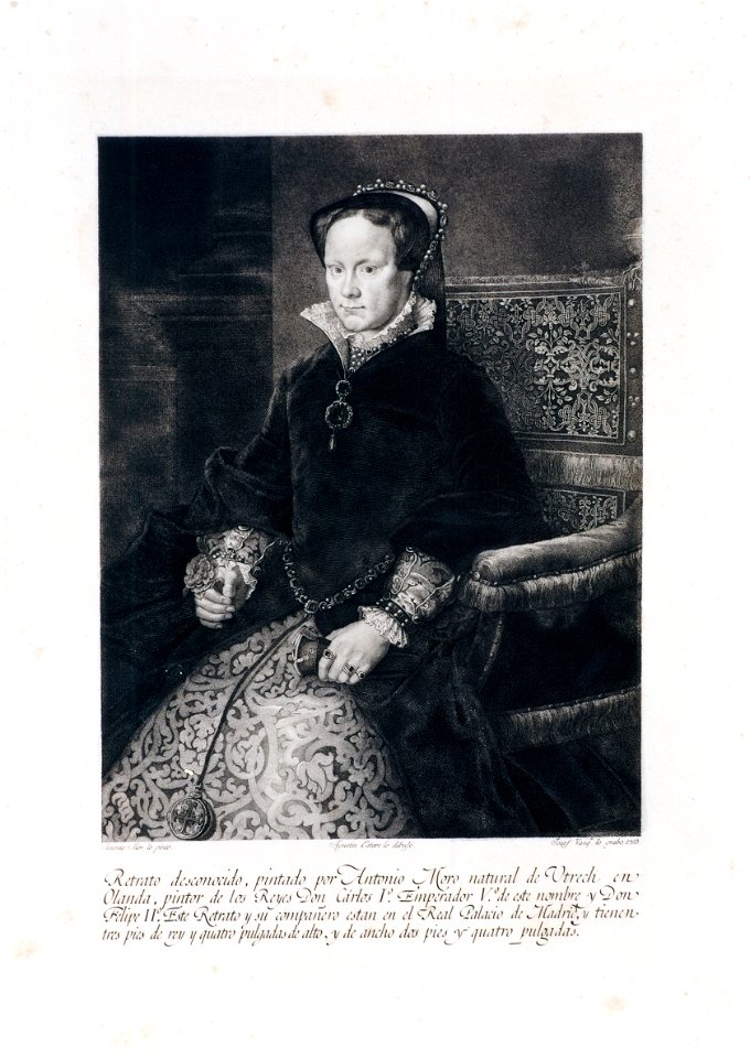 María Tudor, reina de Inglaterra, segunda esposa de Felipe II (CE0210G)