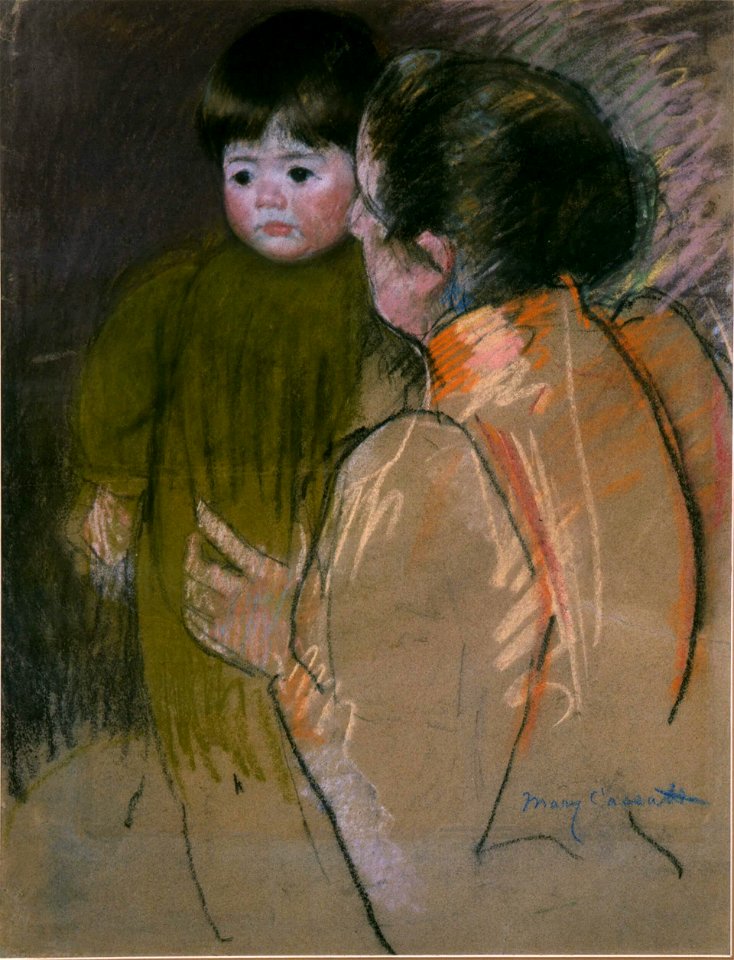 Mary Cassatt - Woman holding a chil - Belgrade