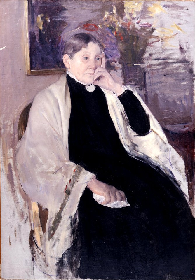 Mary Cassatt - Mrs. Robert S. Cassatt, the Artist's Mother - Google Art Project
