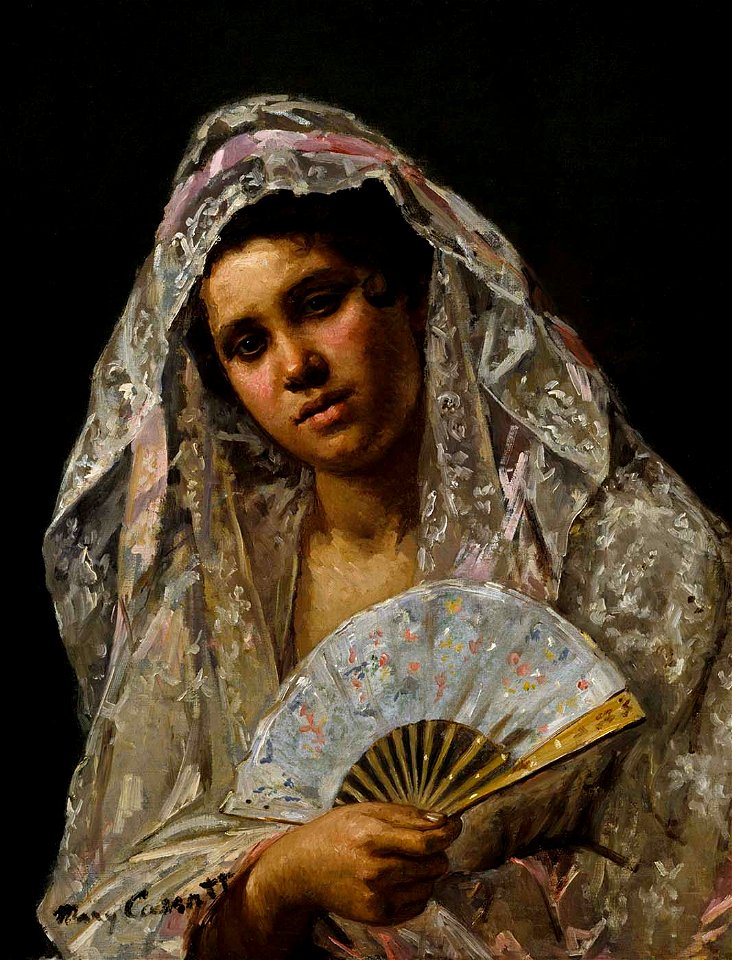 Mary Cassatt - Spanish Dancer Wearing a Lace Mantilla - 1967.40 - Smithsonian American Art Museum