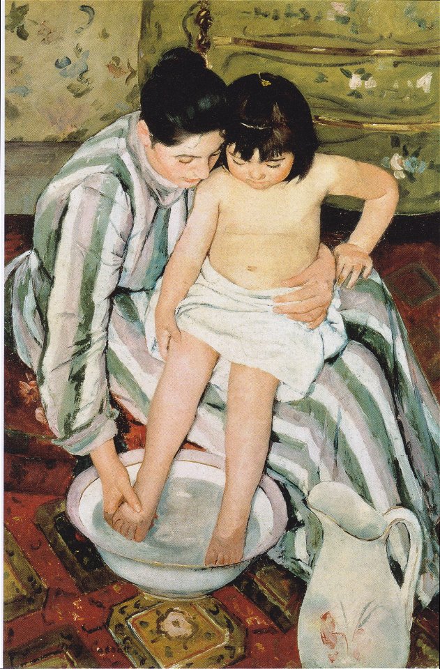 Mary Cassatt - The Child's Bath - 1893