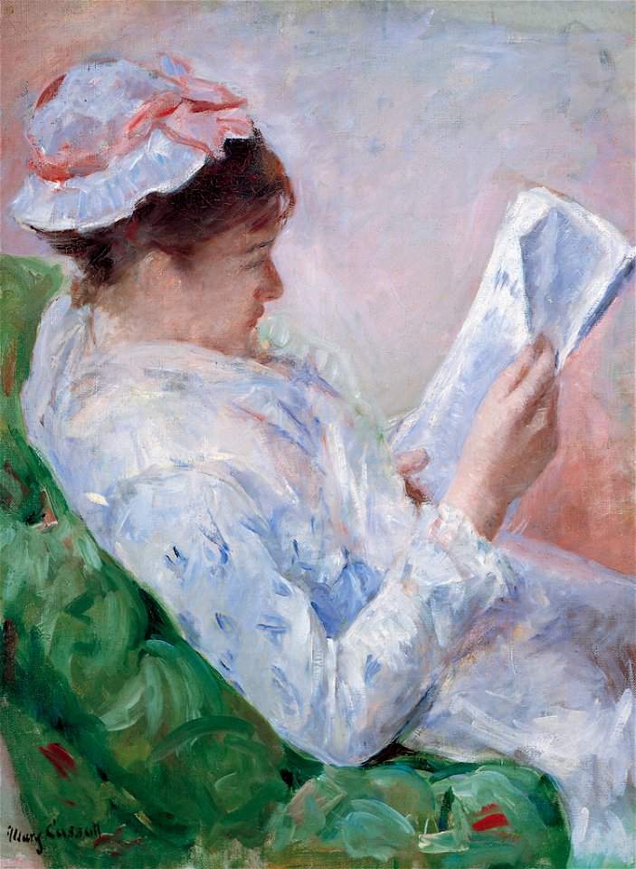 Mary Cassatt - Woman Reading - JAM 1942.38