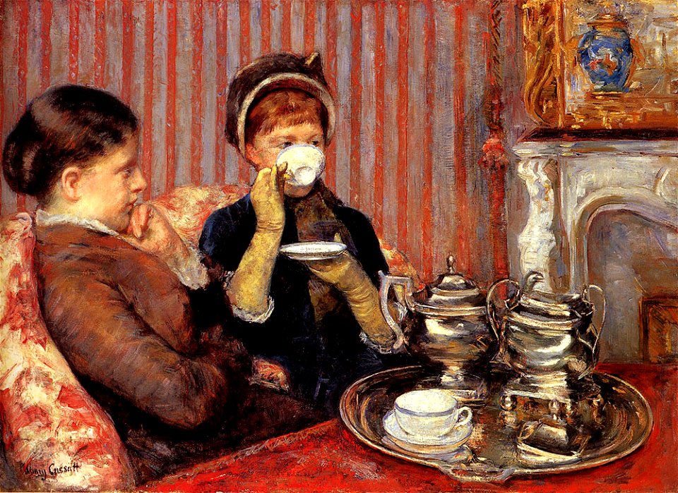 Mary Cassatt, 1880 - The tea