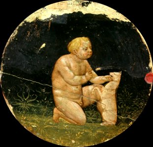 Masaccio. Desco da parto. Back side. ca. 1426. Berlin-Dahlem.