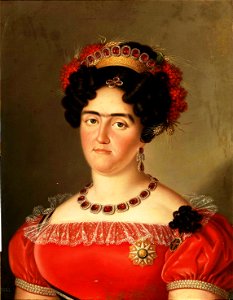 María Francisca de Braganza (Museo del Prado). Free illustration for personal and commercial use.