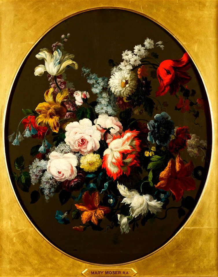 Mary Moser (1744-1819) - A Bunch of Flowers - RCIN 402460 - Royal Collection