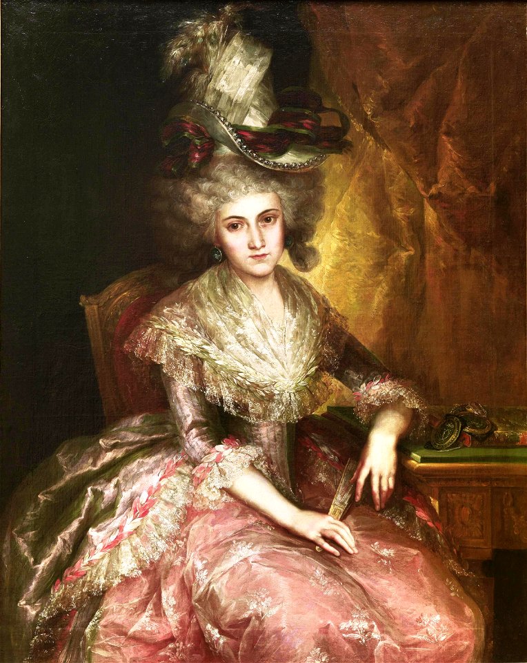 María Pilar de la Cerda y Marín de Resende, duquesa consorte de Nájera (Museo del Prado)