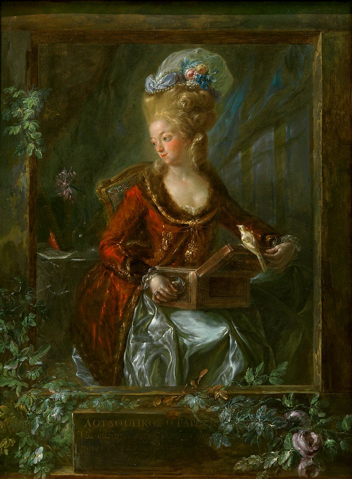 María de las Nieves Micaela Fourdinier por Luis Paret y Alcázar